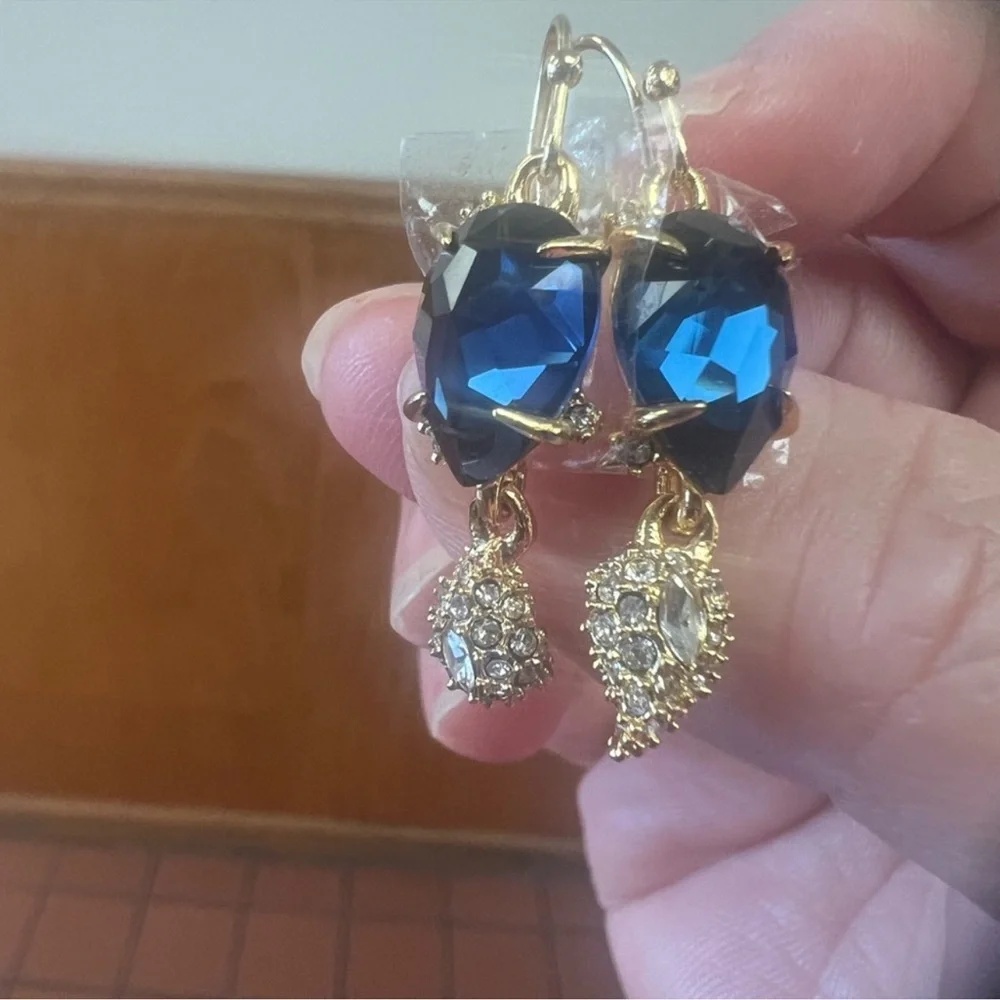 $148 New Alexis Bittar Fashionable and retro droplet shaped earrings